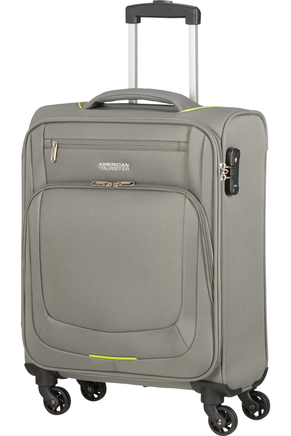 American Tourister Summer Session Spinner TSA 55cm Grey/Lime