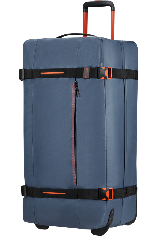 American Tourister Urban Track Duffle with Wheels Coated L  Marineblå/Oransje