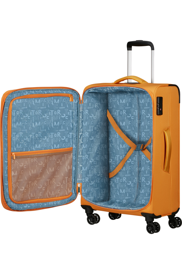 American Tourister Pulsonic Spinner Expandable 68cm  Gul