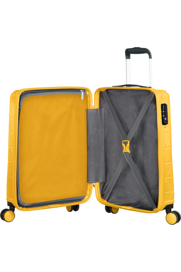 American Tourister Triangolo Spinner TSA 55cm  Honey Yellow