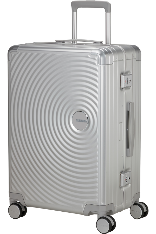 American Tourister Soundbox Alu Spinner TSA 68cm  Silver