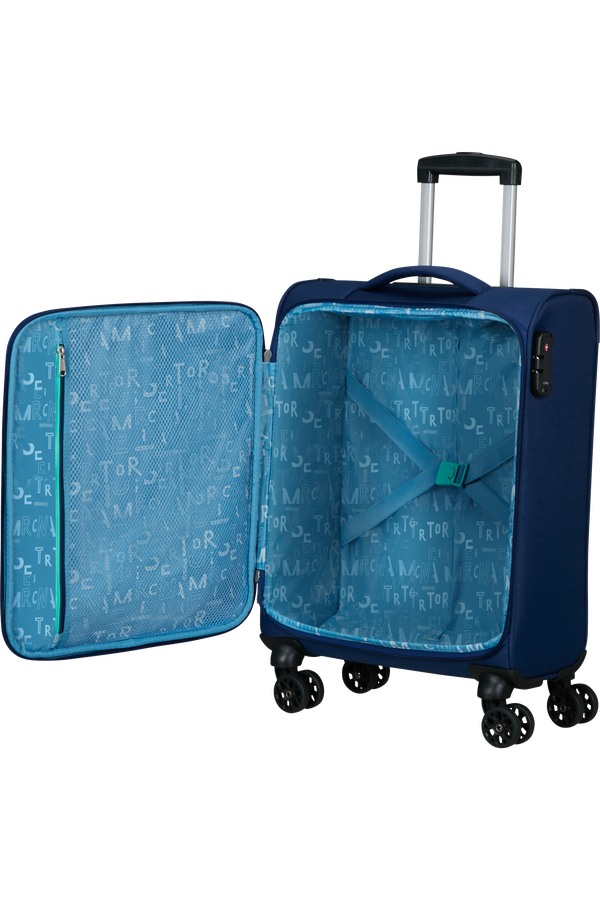 American Tourister Sea Seeker Spinner 55/20 Tsa 55 cm  Marineblå