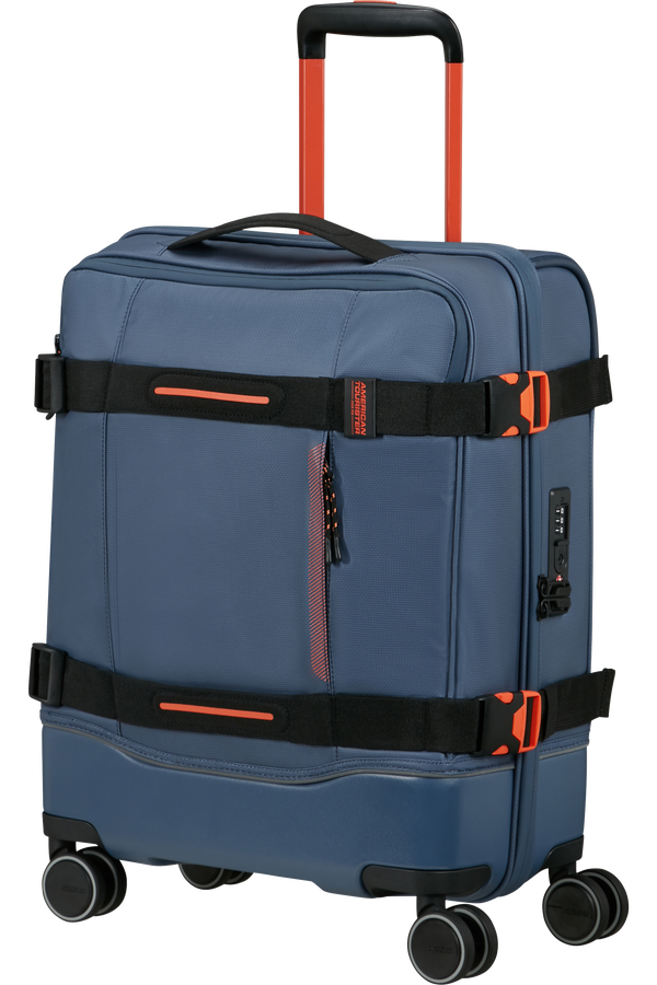American Tourister Urban Track Spinner S TSA Coated 55cm  Marineblå/Oransje