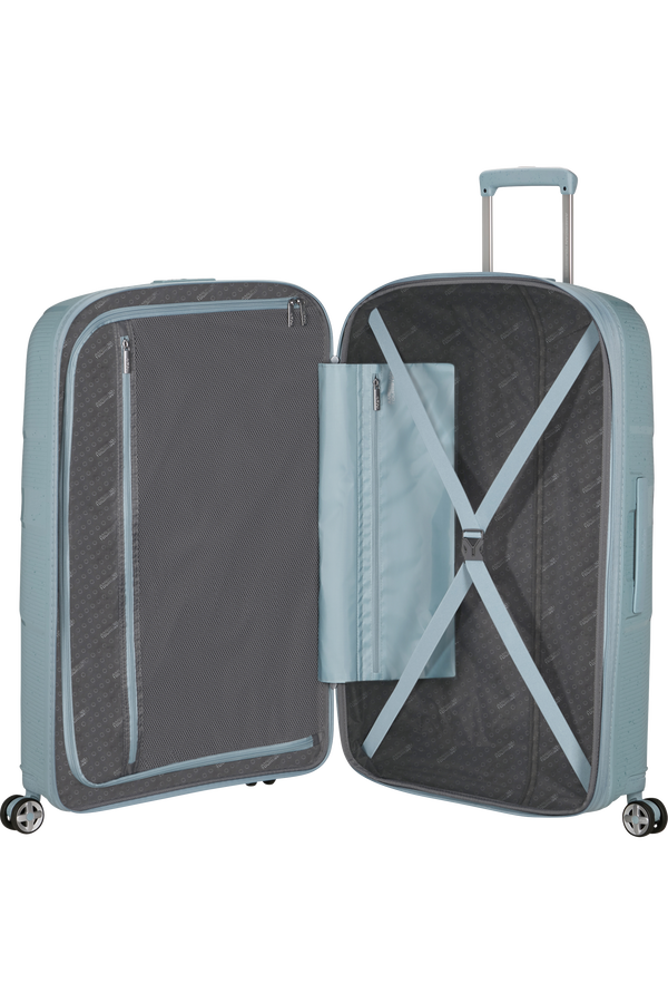 American Tourister StarVibe Spinner Expandable TSA LTD 77cm  Azzurro Speckles