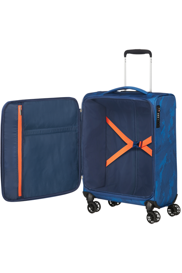American Tourister Matchup Spinner Print TSA 55cm  Camo Blue