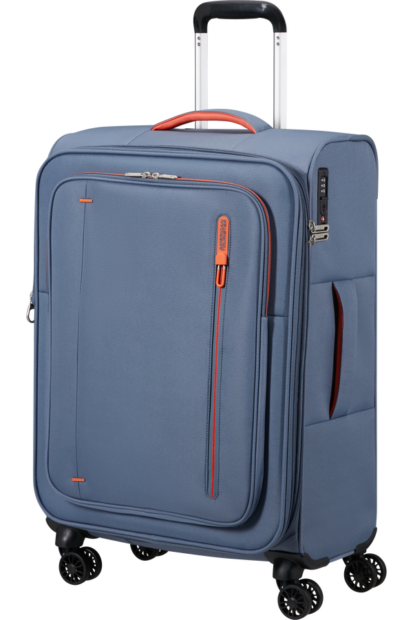 American Tourister Cloudrider Spinner EXP TSA M  Gråblå