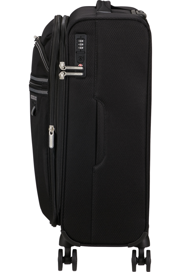 American Tourister Aerospin Spinner Expandable S  Svart American Tourister Aerospin Spinner Expandable S  Svart