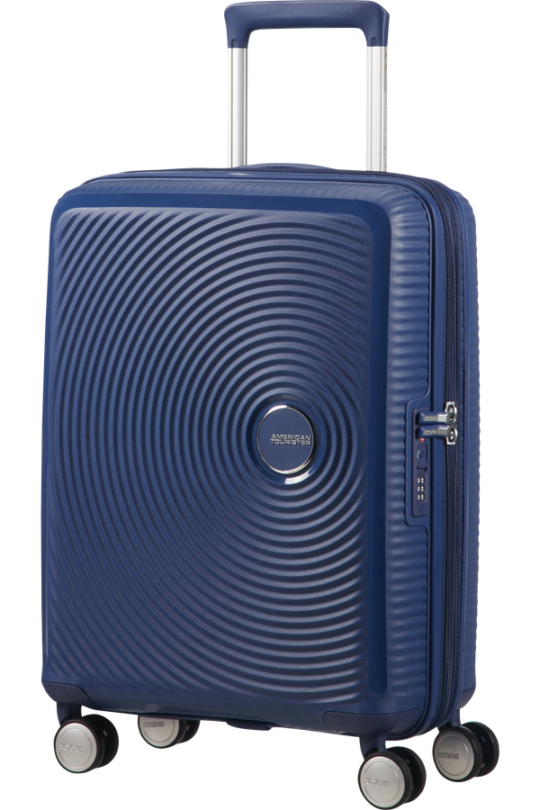 American Tourister Soundbox Spinner Expandable 55cm Midnight Navy