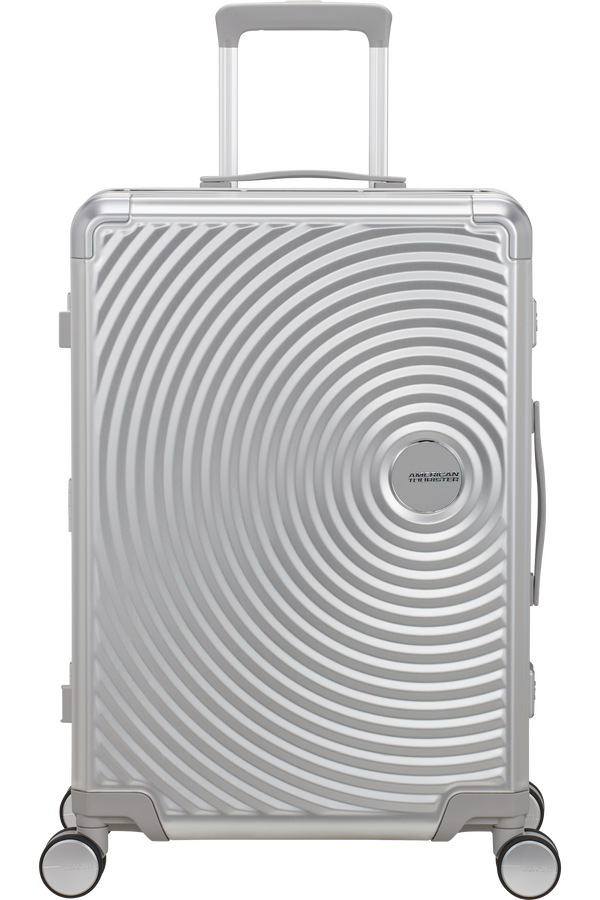 American Tourister Soundbox Alu Spinner TSA 68cm Silver