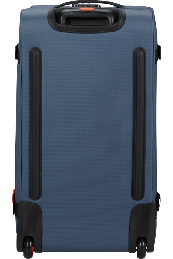 American Tourister Urban Track Duffle with Wheels Coated M  Marineblå/Oransje American Tourister Urban Track Duffle with Wheels Coated M  Marineblå/Oransje