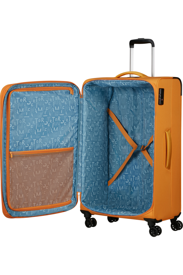 American Tourister Pulsonic Spinner Expandable 81cm  Gul