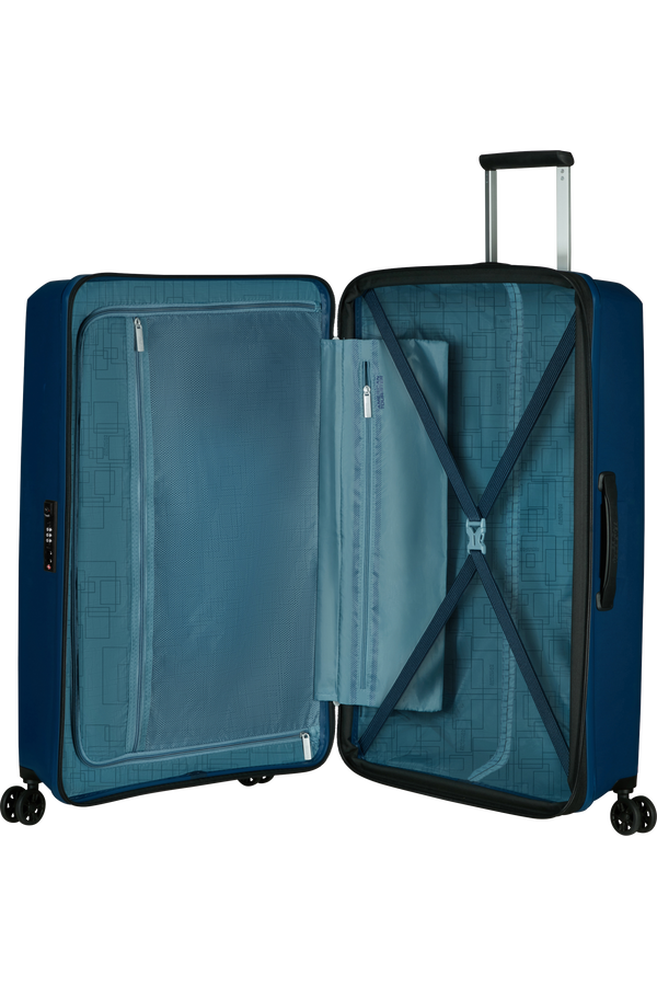 American Tourister Aerostep Spinner 77/28 Exp Tsa 77cm  Marinebl&aring;
