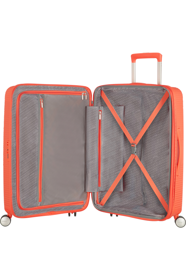 American Tourister Soundbox Spinner 67cm  Spicy Peach American Tourister Soundbox Spinner 67cm  Spicy Peach