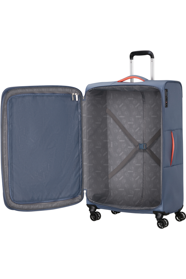 American Tourister Cloudrider Spinner EXP TSA L  Gråblå American Tourister Cloudrider Spinner EXP TSA L  Gråblå