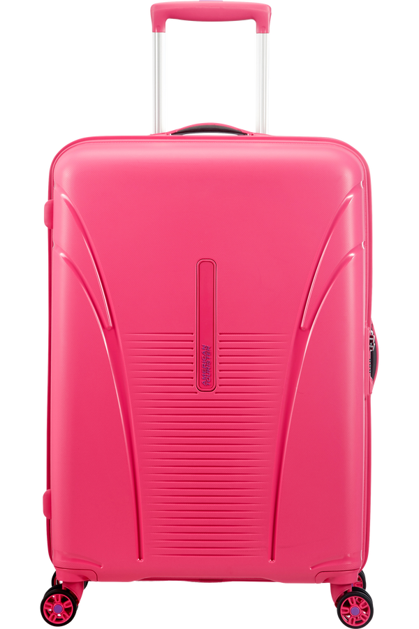 American Tourister Skytracer 4-wheel 68cm medium Spinner suitcase  Lightning Pink