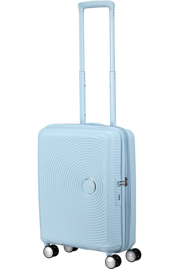 American Tourister SoundBox Spinner TSA Expandable 55cm  Pastellbl&aring;tt