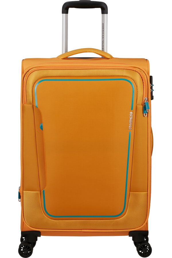 American Tourister Pulsonic Spinner Expandable 68cm  Gul