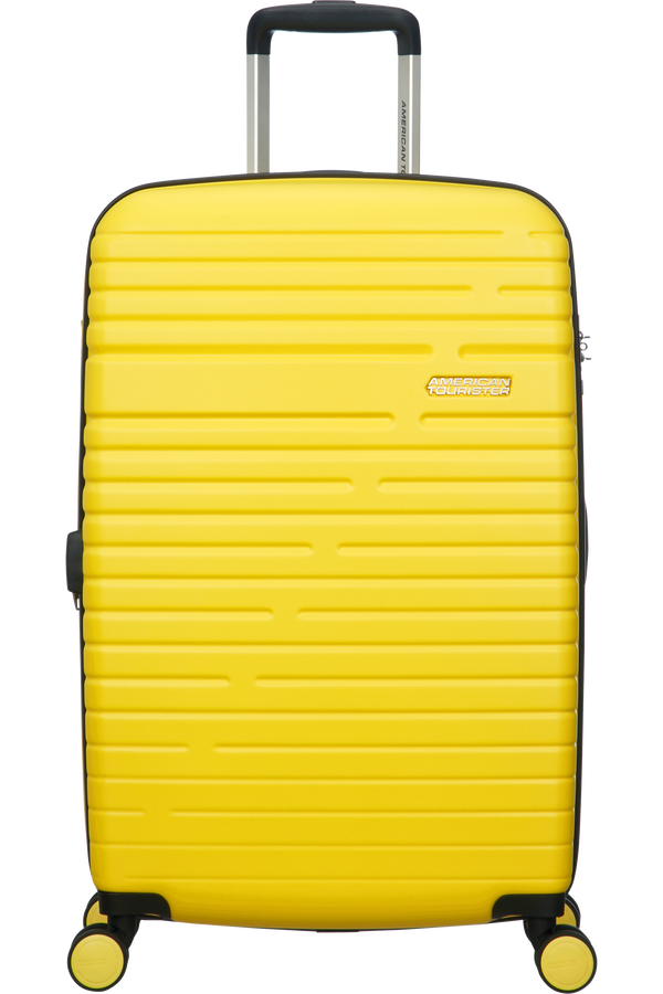 American Tourister Aero Racer Spinner M Expandable 68cm  Lemon Yellow