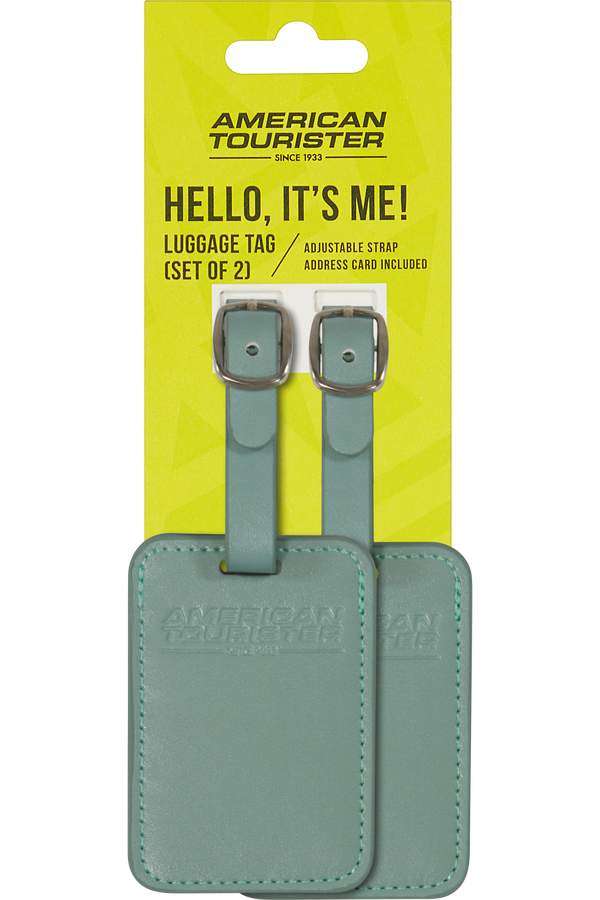 American Tourister American Tourist. Ta Luggage Tag X2  Iceberg Green