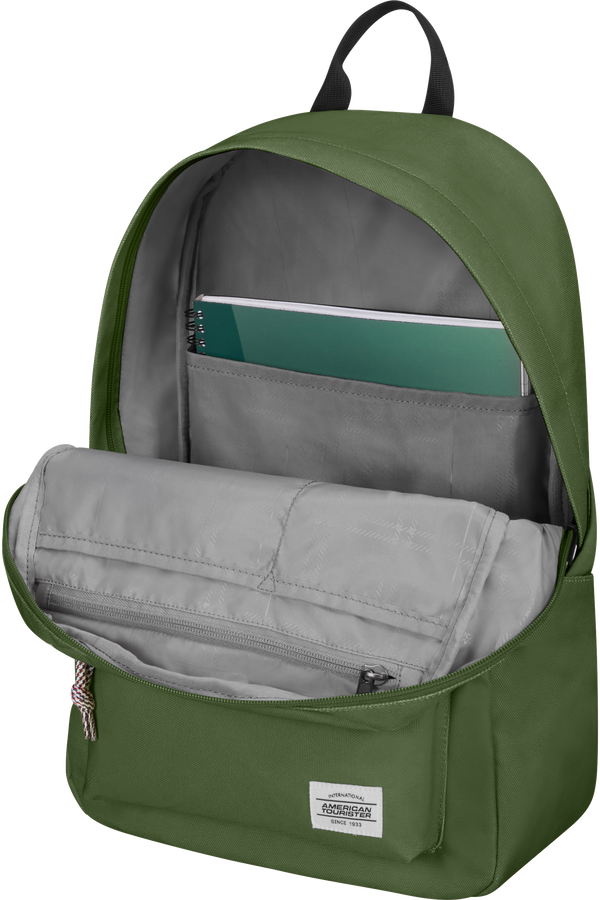 American Tourister Upbeat Backpack Zip  Olive Green American Tourister Upbeat Backpack Zip  Olive Green