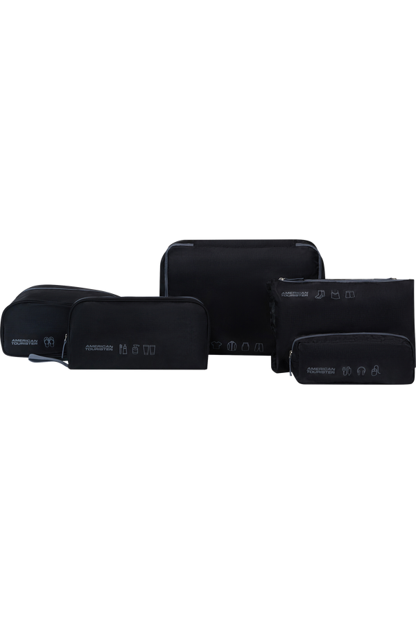 American Tourister American Tourist. Ta Packing Organizers 5Pcs  Svart/Gr&aring;