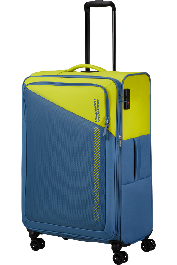 American Tourister Daring Dash Spinner Expandable TSA L  Lime/Coronet