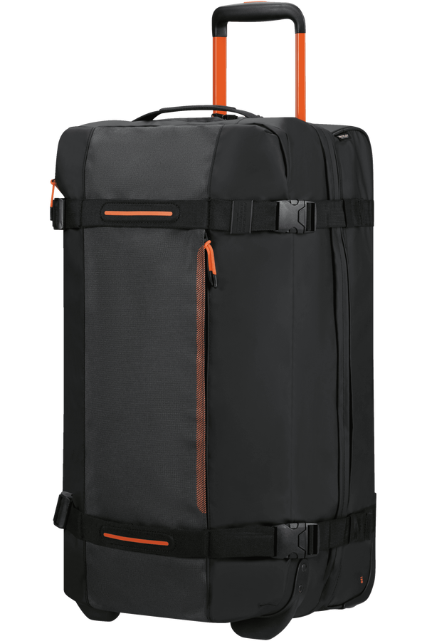 American Tourister Urban Track Duffle with Wheels Lmtd M  Svart/Oransje