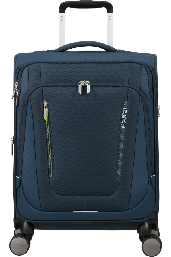 American Tourister Wanderlite Spinner EXP TSA S  Mørk marine