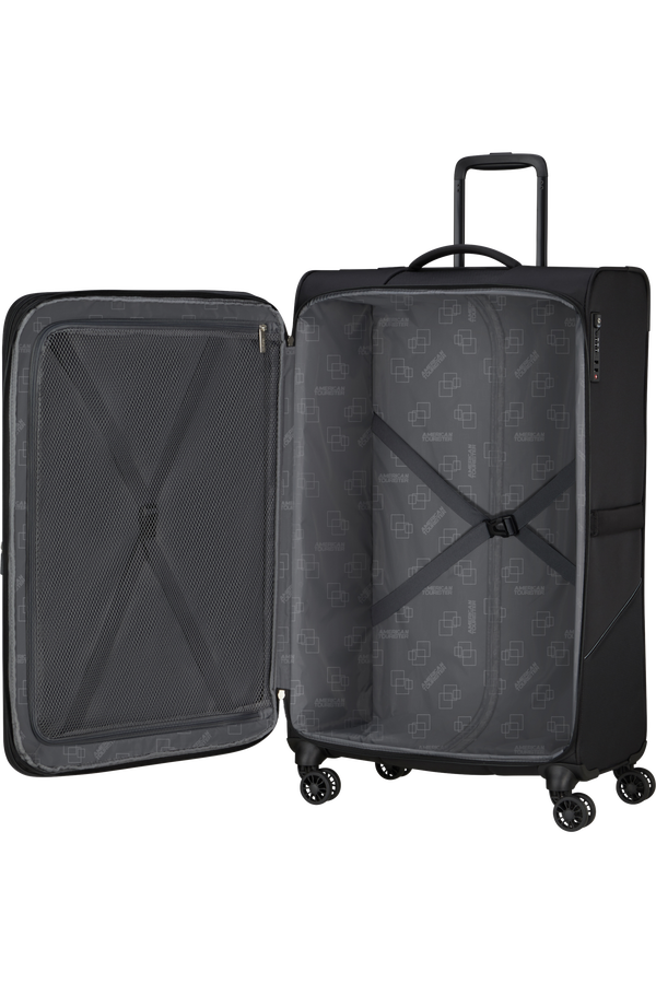 American Tourister SummerRide Spinner L EXP TSA 80cm Svart American Tourister SummerRide Spinner L EXP TSA 80cm Svart