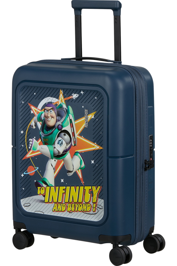 Dashpop Disney 55cm H&aring;ndbagasje | American Tourister Dashpop Disney Spinner Expandable TSA Disney 55cm  Buzz Lightyear