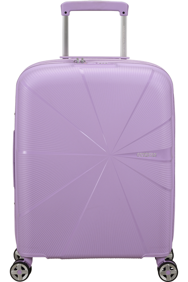 American Tourister Starvibe Spinner Expandable TSA 55cm Digital Lavender