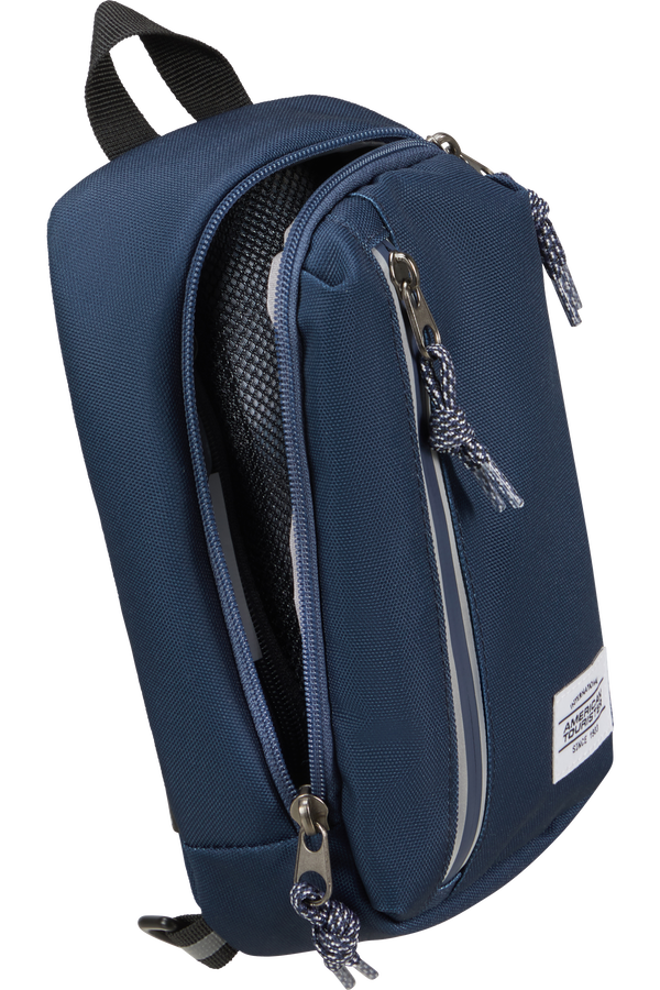 American Tourister Brightup Sling Bag Zip  Marineblå