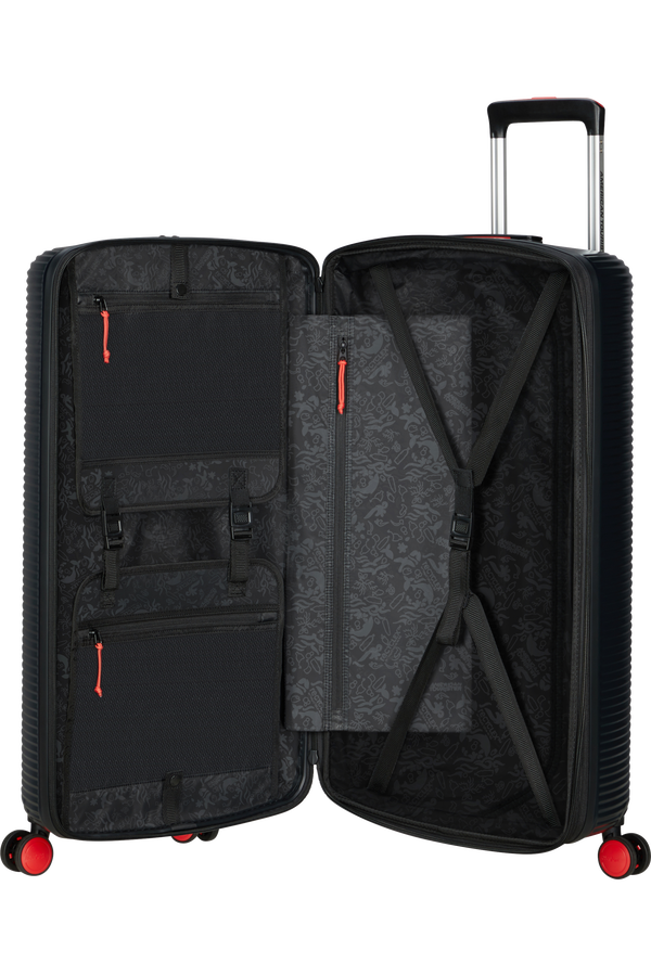 American Tourister Rollio Spinner 75cm  Svart, r&oslash;d