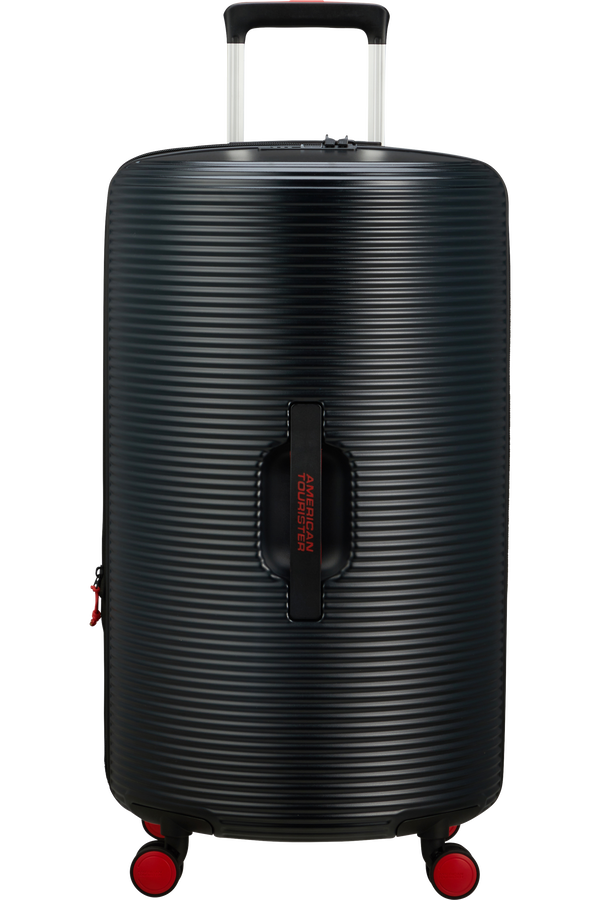 American Tourister Rollio Spinner 75cm  Svart, rød
