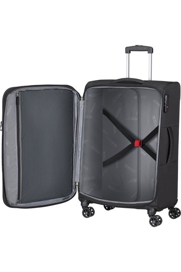 American Tourister Hyperspeed Spinner TSA EXP 68cm  Sotsvart