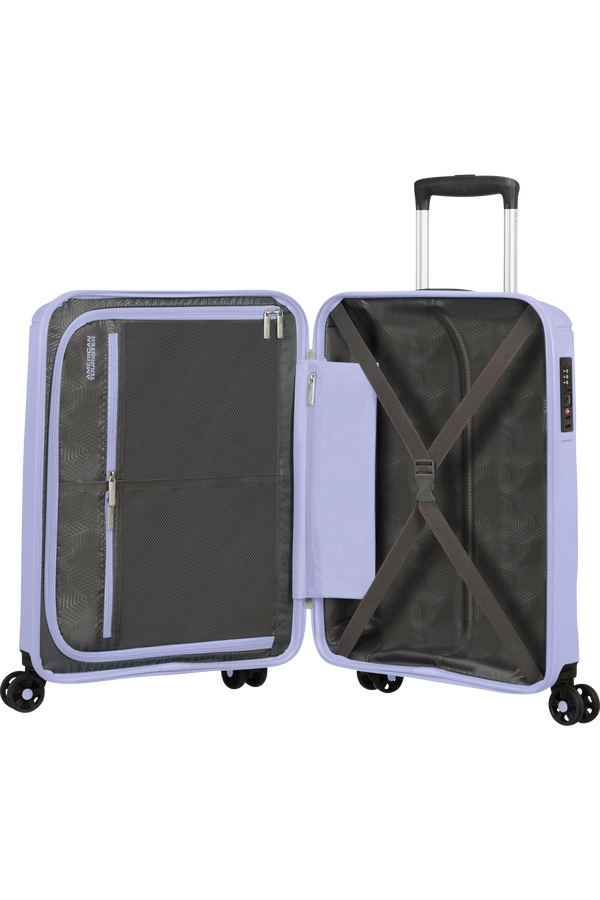 American Tourister Sunside Spinner 55cm  Pastel Blue American Tourister Sunside Spinner 55cm  Pastel Blue