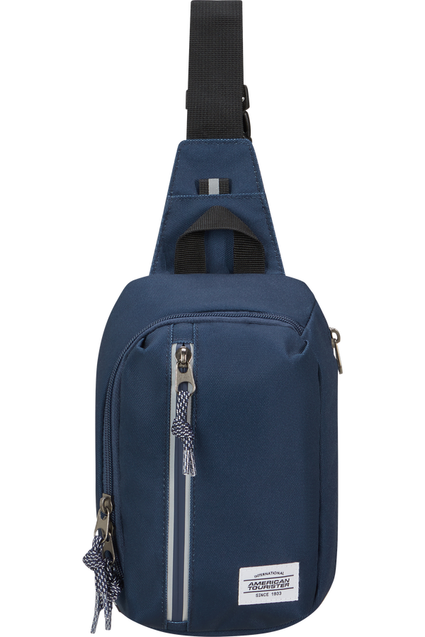 American Tourister Brightup Sling Bag Zip  Marineblå
