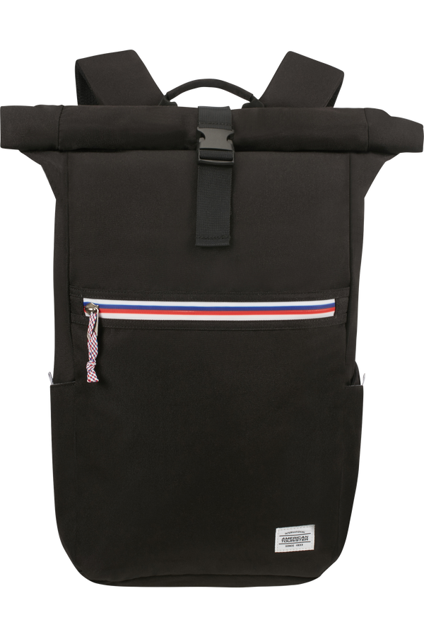 American Tourister Upbeat Rolltop Laptop Backpack Zip 14.1'  Black