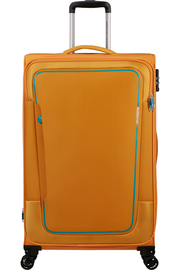 American Tourister Pulsonic Spinner Expandable 81cm  Gul