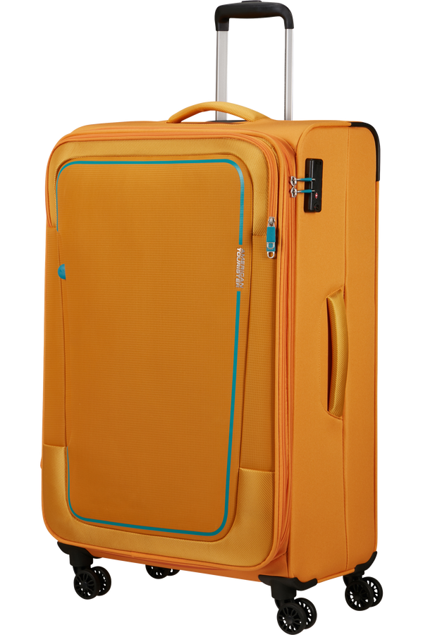American Tourister Pulsonic Spinner Expandable 81cm  Gul