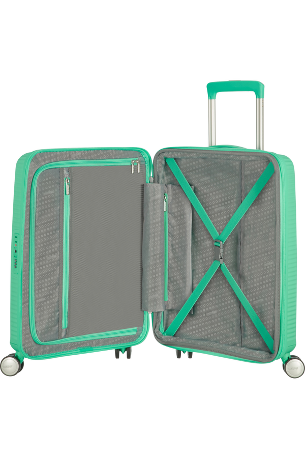 American Tourister Soundbox Spinner 55  Deep Mint American Tourister Soundbox Spinner 55  Deep Mint