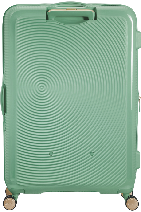 American Tourister Soundbox Spinner TSA Expandable 77cm  Almond Green/Gold American Tourister Soundbox Spinner TSA Expandable 77cm  Almond Green/Gold