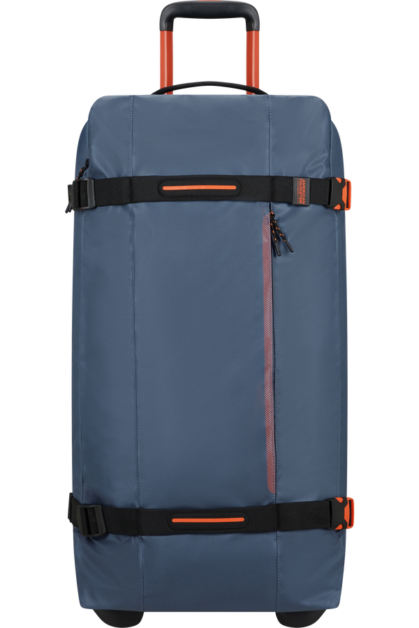 American Tourister Urban Track Duffle with Wheels Coated L  Marinebl&aring;/Oransje