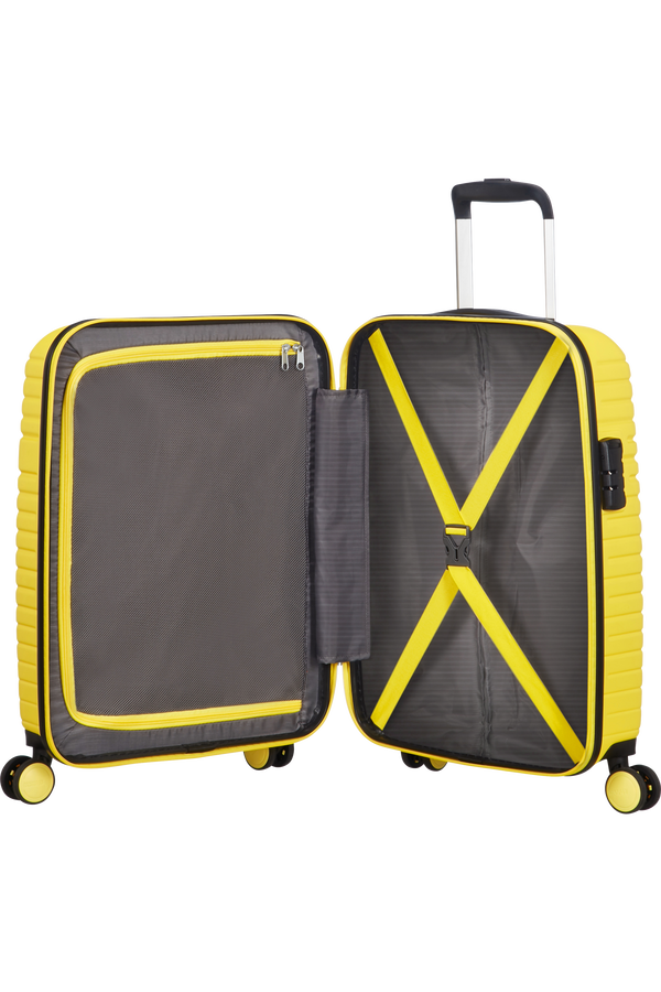 American Tourister Aero Racer Spinner 55cm  Lemon Yellow