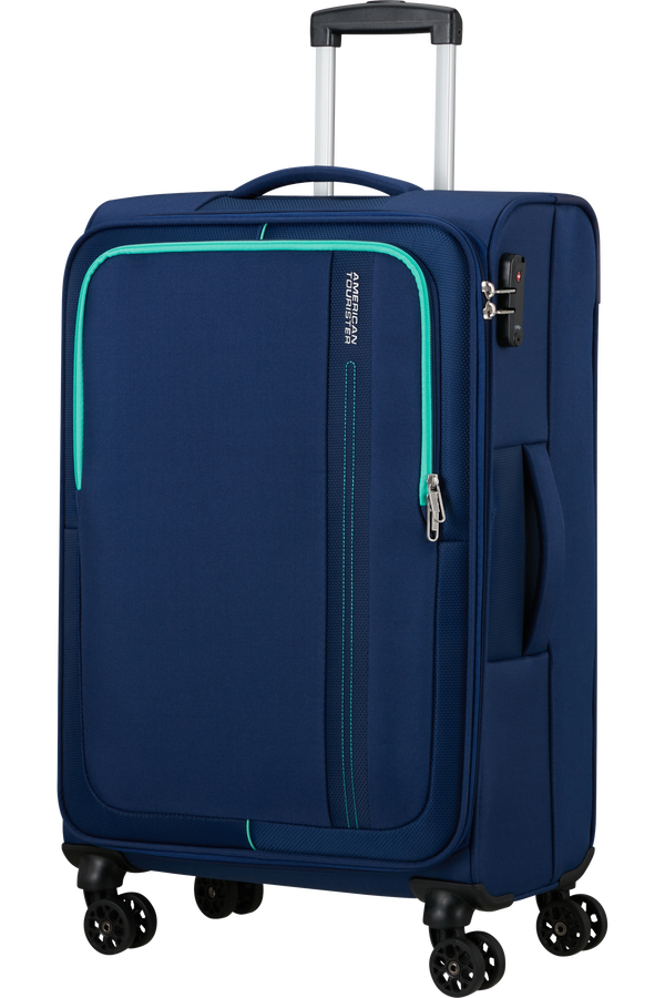 American Tourister Sea Seeker Spinner 68/25 Tsa 68cm  Marineblå