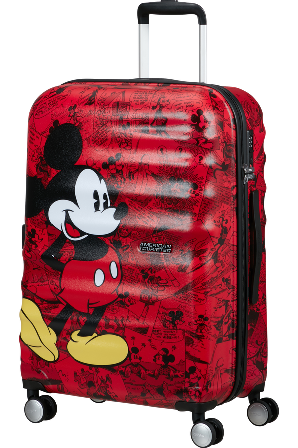 American Tourister Disney Wavebreaker Spinner TSA Disney Fl 67cm  Mikke Mus Rød American Tourister Disney Wavebreaker Spinner TSA Disney Fl 67cm  Mikke Mus Rød