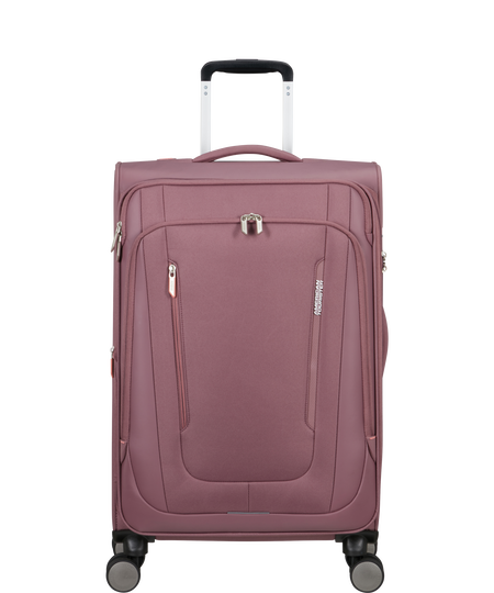Wanderlite M Medium innsjekket | American Tourister Wanderlite Spinner EXP TSA M  Galactic Mauve