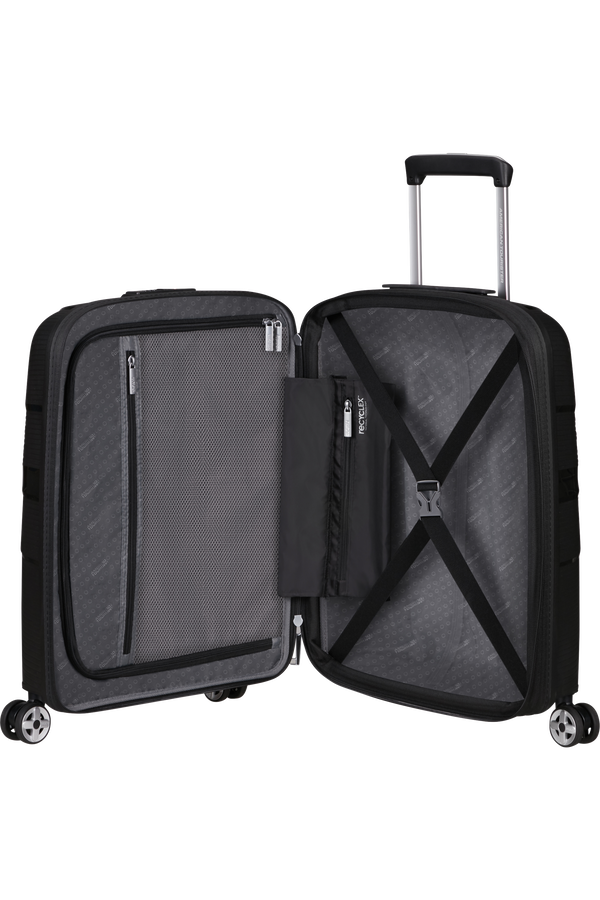 American Tourister Starvibe Spinner Expandable TSA 55cm Svart