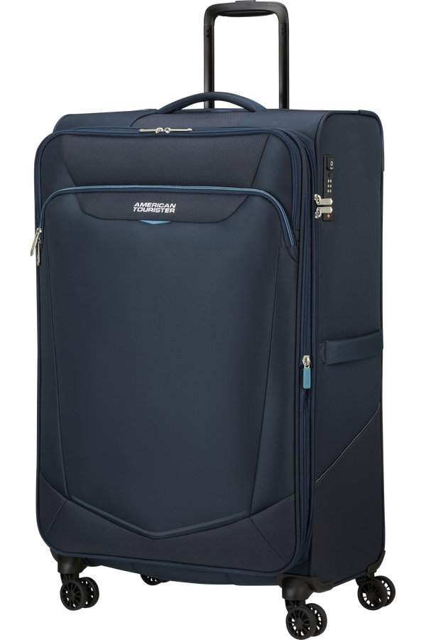 American Tourister SummerRide Spinner L EXP TSA 80cm Marineblå